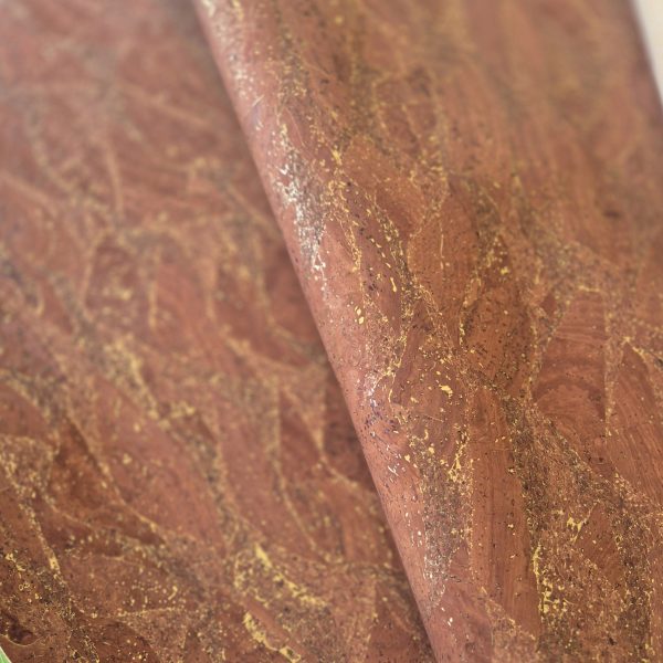 Golden Gingerbread Superior Cork Fabric