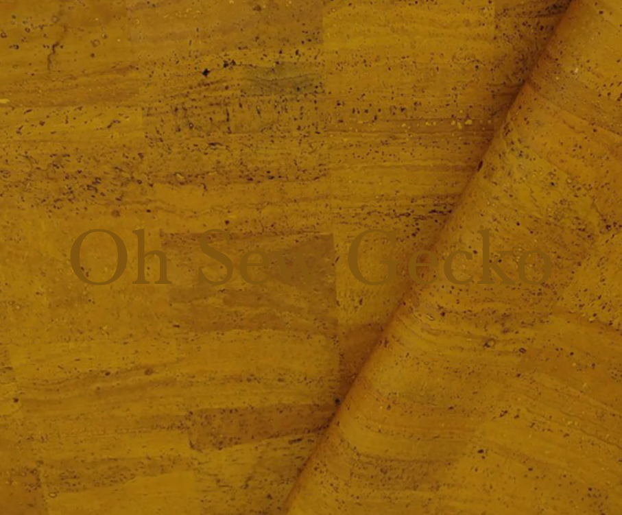 Golden Yellow Cork Fabric OSG Watermarked