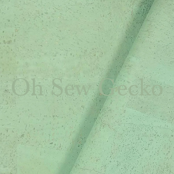 Mint Green Superior Cork Fabric
