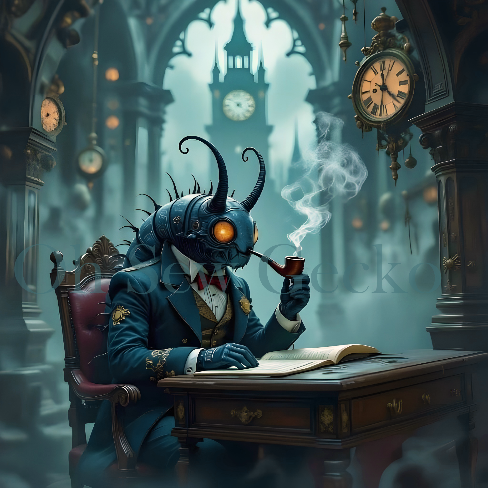 Caterpillar OSG Steampunk Wonderland Watermarked