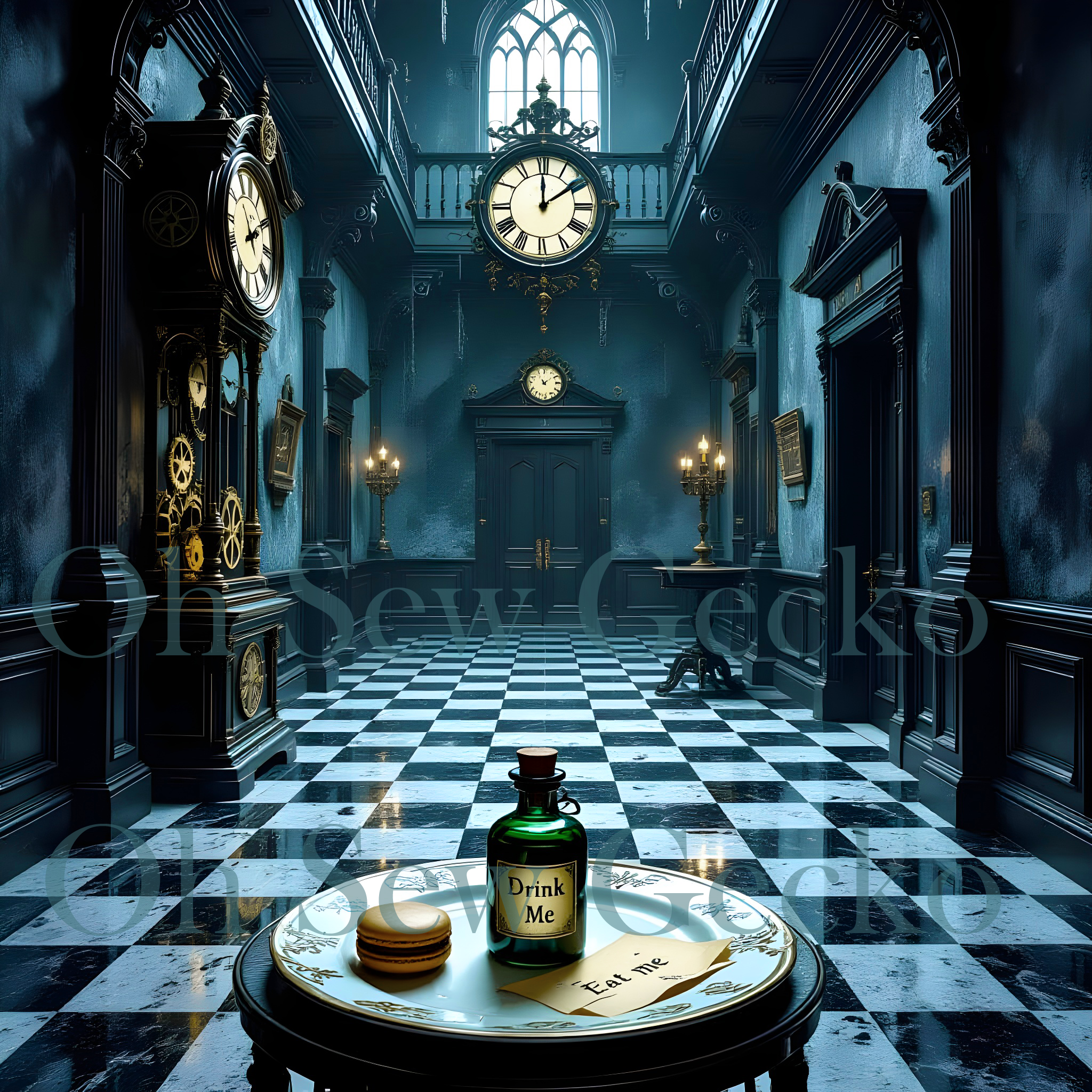 Eat Me Drink Me OSG Steampunk Wonderland Watermarked