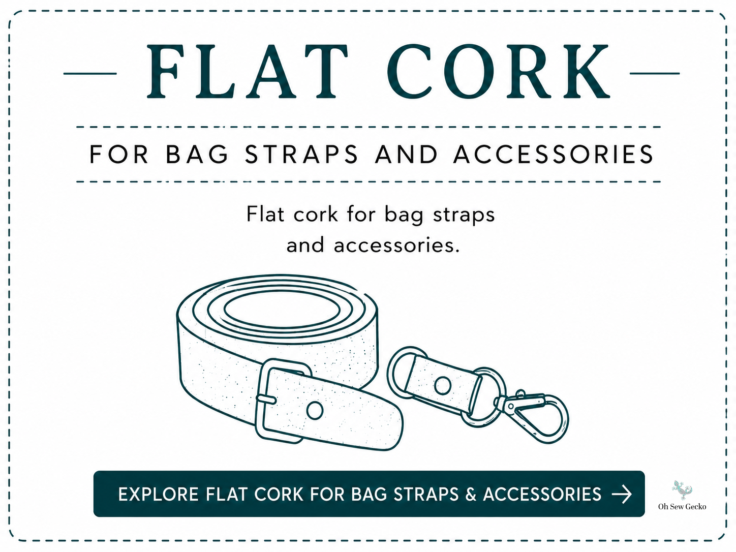 OSG Flat Cork Bag Strap