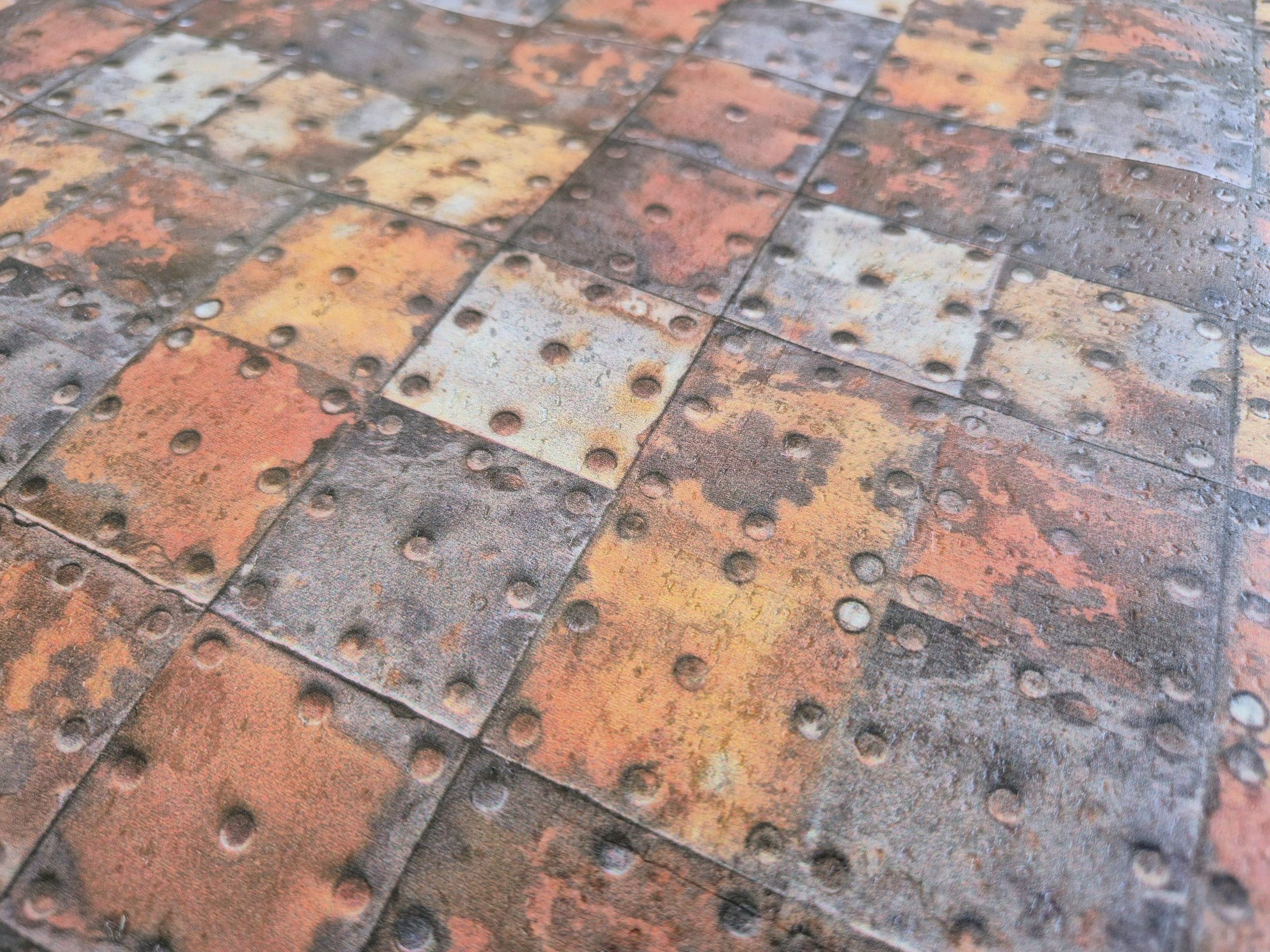 Rusted Metal Cork Fabric OSG 2