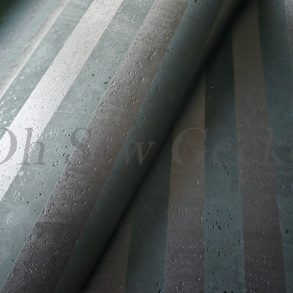 Black Shadowlines Superior Cork Fabric