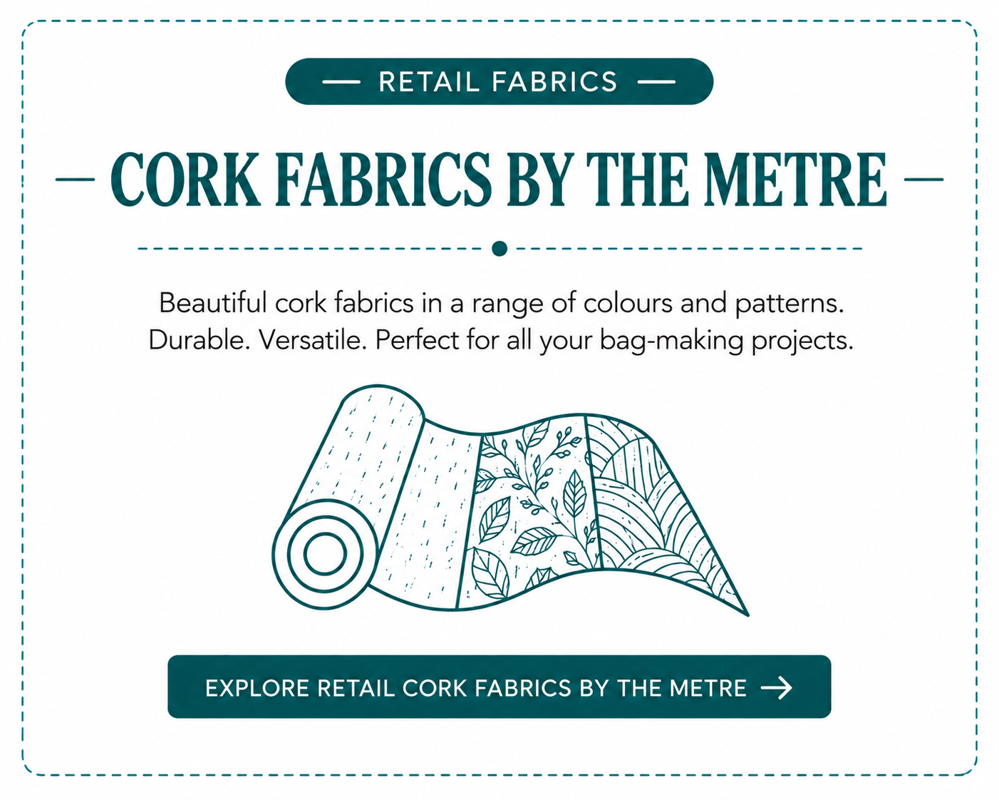 OSG Retail Cork Fabric By The Metre