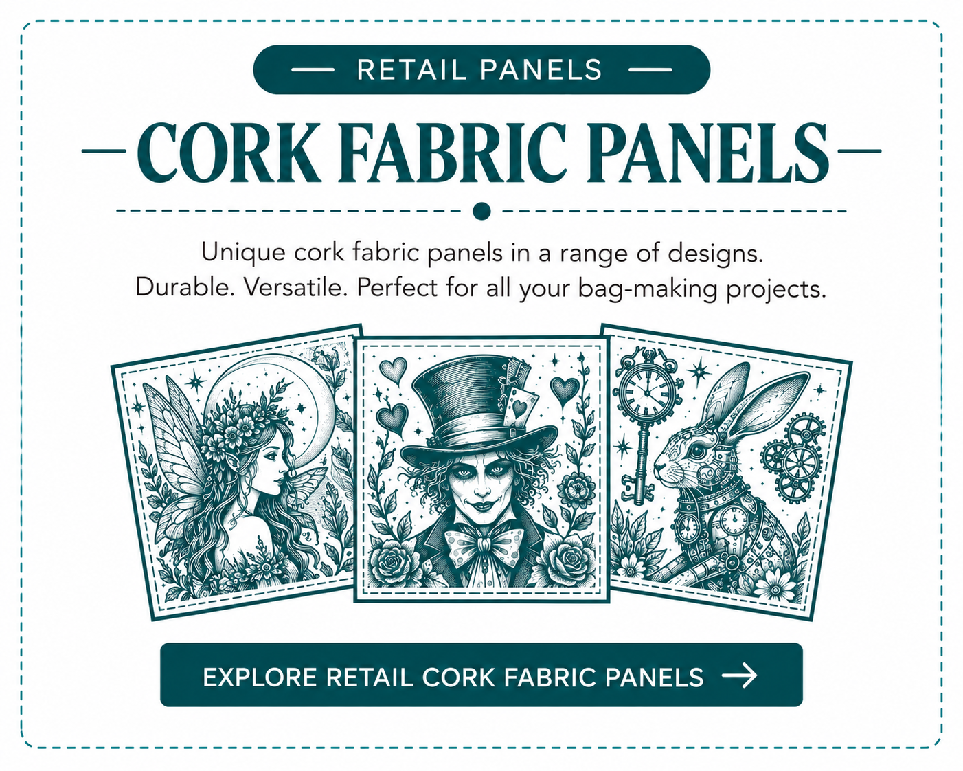 OSG Retail Cork Fabric Panels