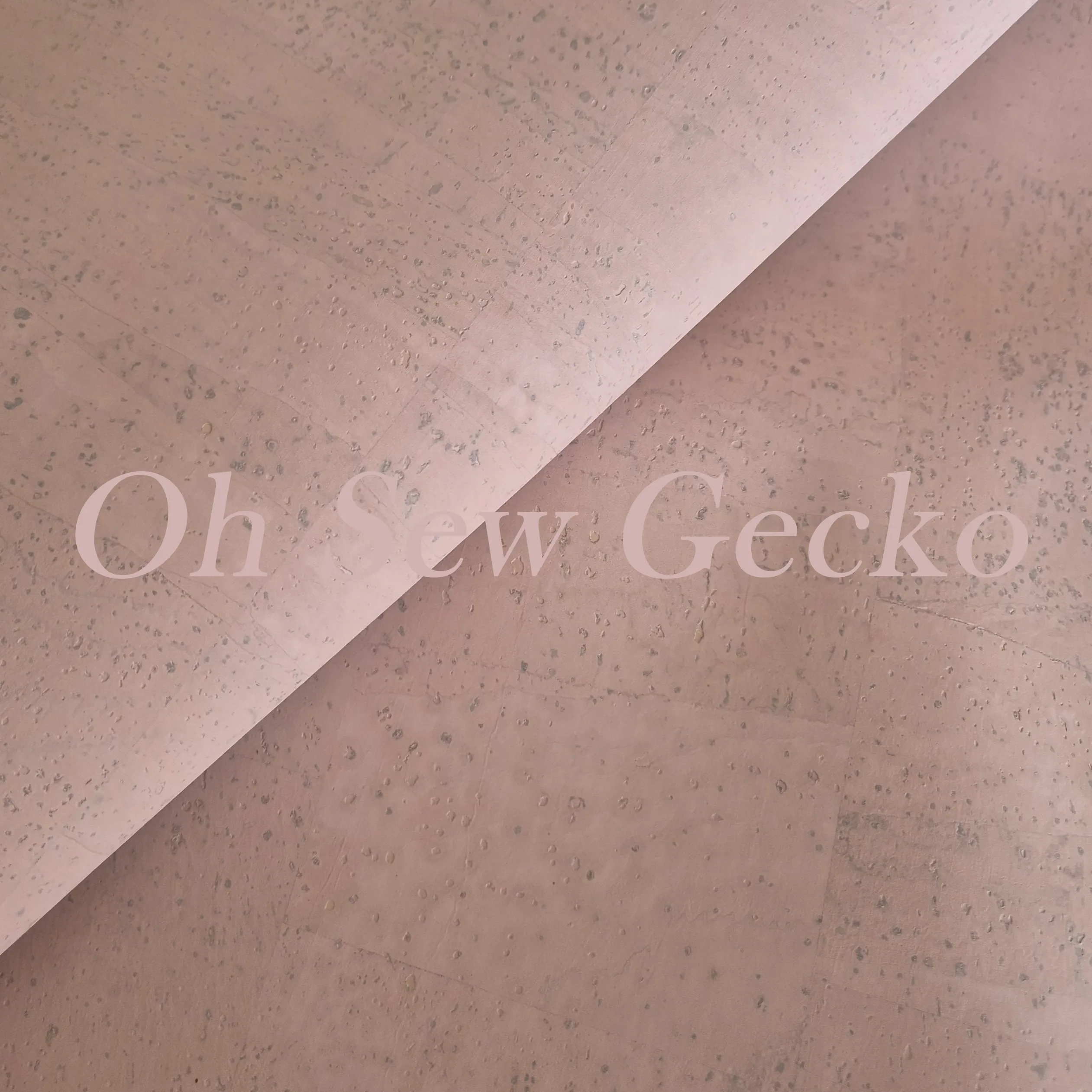 Pale Bubblegum Pink OSG Cork Fabric 1 Pale Bubblegum Pink Superior Cork Fabric Retail - Image 1